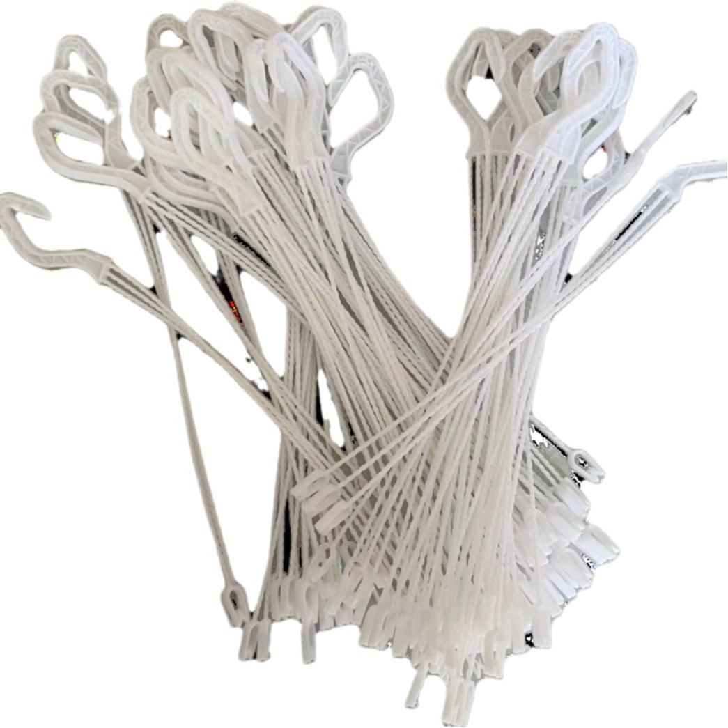 Factory wholesale hanging orchid hook plastic flowerpot white plant potted living room gardening flower stand windproof hook