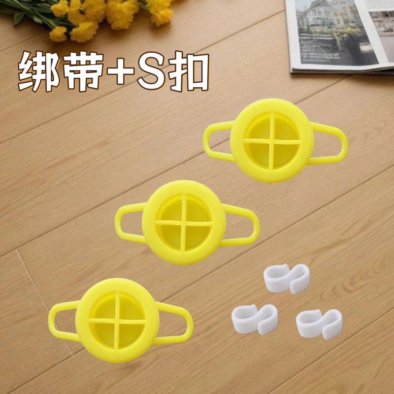 Ремешок для желтой утки для автомобиля S-образный зажим украшения для велосипеда