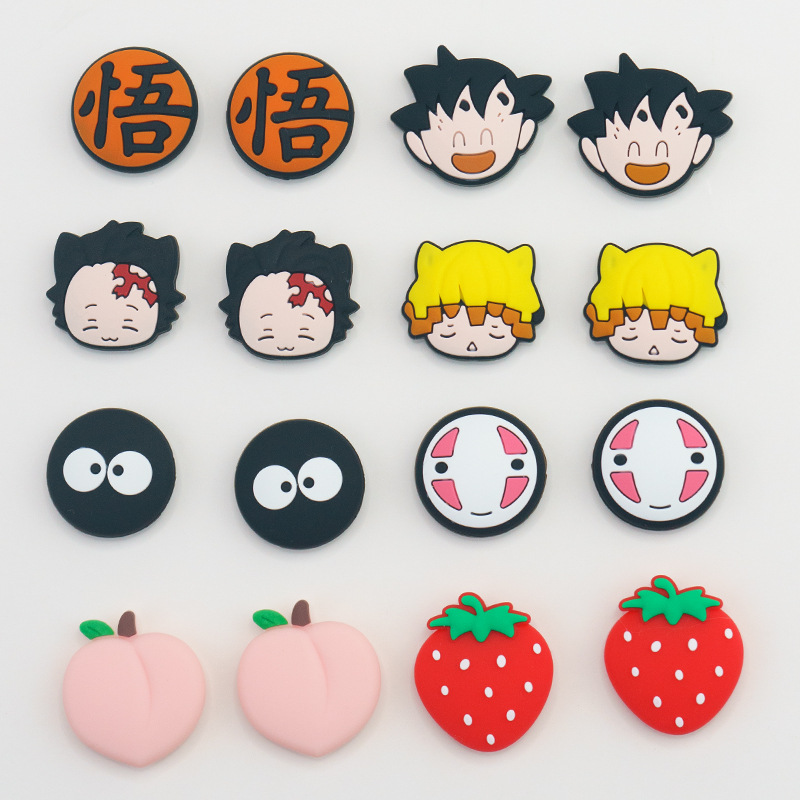 Cartoon Nintendo Switch2 Silicone Rocker Cap Ns2 Rocker Cap Protective Cover Handle Rocker Protective Cap Accessories