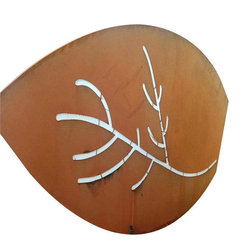 Weather-Resistant Steel Plate, Corrosion-Resistant Landscape Wall Sculpture, Outdoor Flower Box Carving, Scenic Area Q355Nh Hollow Landscape Curtain Wall