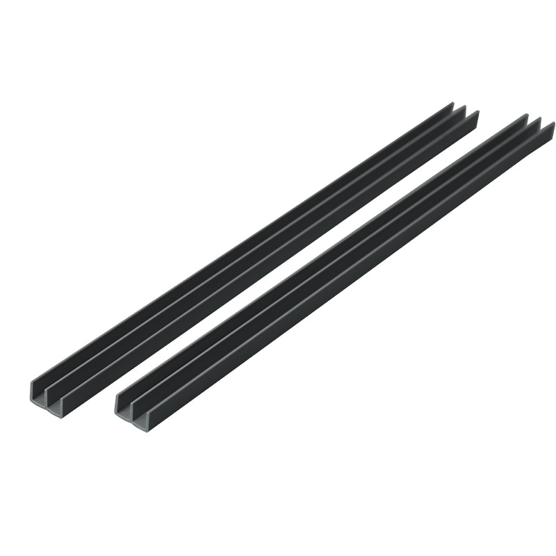 Supply of Pvc Plastic Rail Trough Supports Sample-Extruded Plastic Special-Shaped Plastic Slide Rail for Pet Cabinets