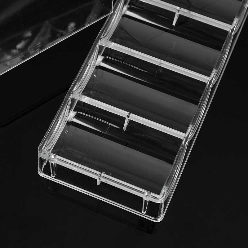 Mahjong Chess and Card Room Chip Storage Box with Lid Acrylic Plastic Transparent Props Decorative Storage Box with Lid
