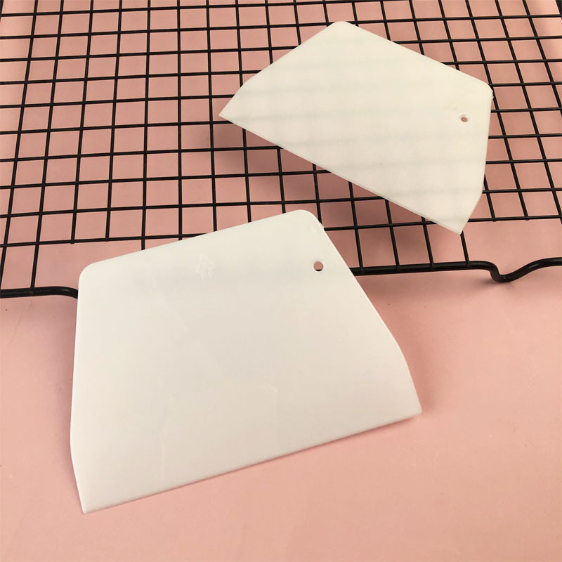 Скребок для муки силиконовая лопатка пластиковая лопатка для крема резак для рисовых рулетов скребок для выпечки трапециевидный резак для теста