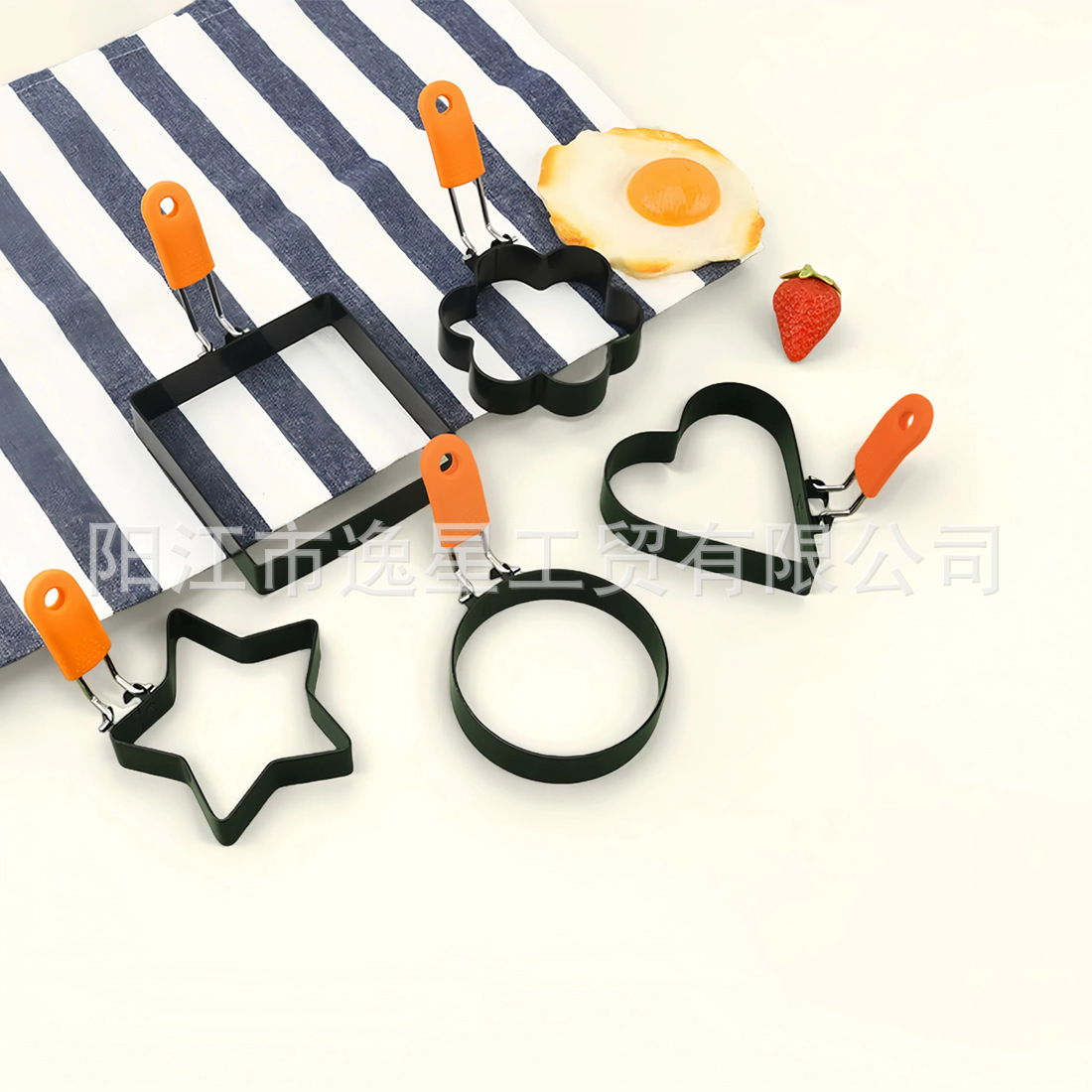 Оптовая нержавеющая сталь 430 квадратная форма для омлета, антипригарная форма для яиц, набор для варки яиц