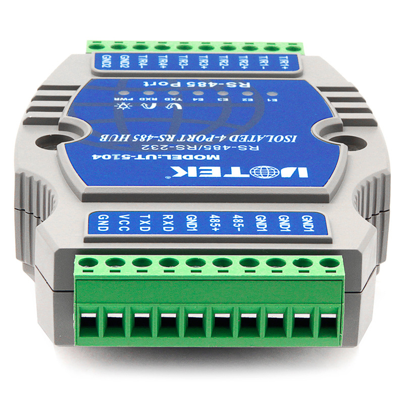 Yutai Gaoke RS232/485 to 4-port RS485 HUB Photoelectric Isolation 485 HUB UT-5104