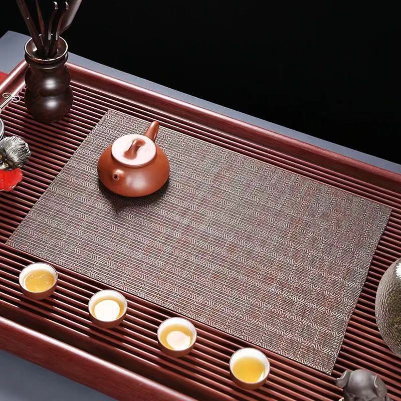 Аксессуары для чайной церемонии волокно бамбуковый мат термоизоляционный