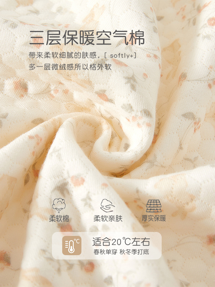 Baby's jumpsuit warm spring and autumn cotton-padded autumn newborn clothes baby's out-of-town clothes thickened winter suit