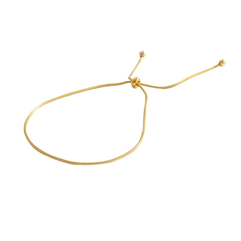 Personalized Simple Retro Pull Adjustable Anklet Women's Sexy Niche Design Foot Bare Chain 2021 New Fashionable Foot Chain