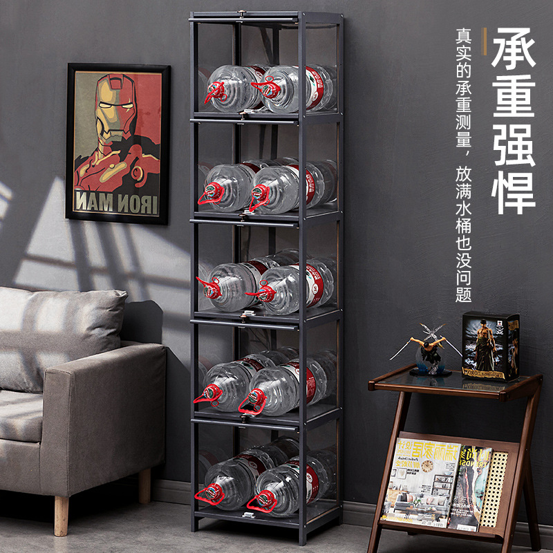 Home storage cabinet storage cabinet storage cabinet multi-layer with cabinet door bedroom home hand display cabinet batch