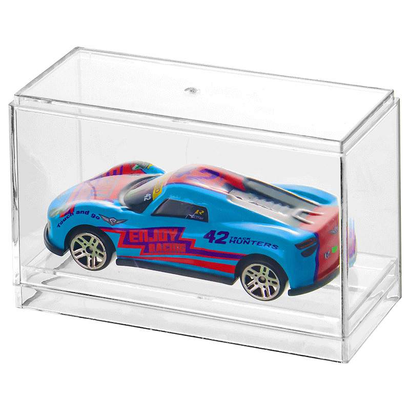 Hot Wheels Display Box Transparent Dustproof Stackable Children's Alloy Car Model Tomeka Storage Box