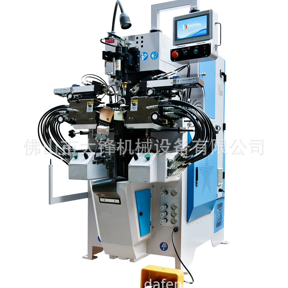 Guangdong Shoe Machine Factory Directly Operates High-Quality Shoe Factory Computer Automatic Hydraulic Mid-Heel Shoe Making Equipment