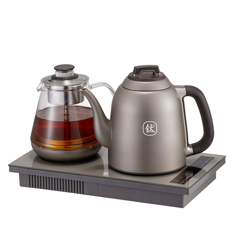 Intelligent Teapot, Fully Automatic Pumping Tea Table, Integrated Bottom Water Supply, Pure Titanium Water Kettle, Special for Making Tea and Cups