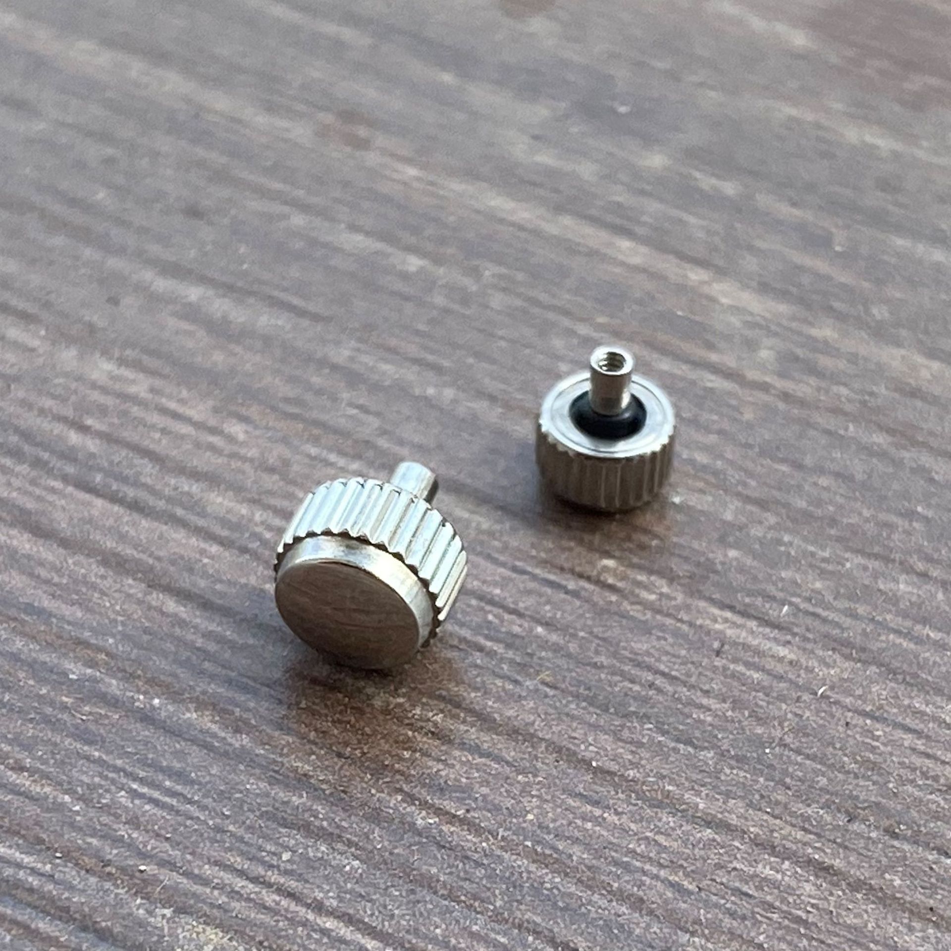 Stainless Steel Watch Handle Waterproof Crown Long Tube Flat Tube Time Adjustment Handle Mixed Classic Watch Accessories