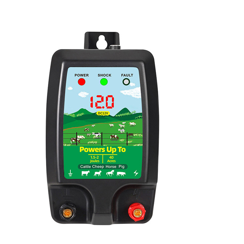 Pulse electronic fence export model pasture livestock breeding cattle and sheep high voltage protection net intelligent fence host