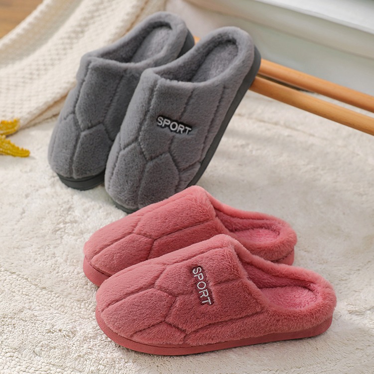  cotton slippers for women winter home home indoor warm non-slip thick bottom couple woolen slippers for men autumn and winter