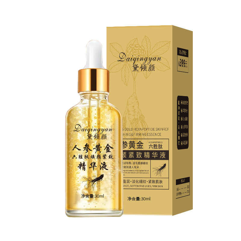 Daiqingyan Ginseng Gold Six Peptide Rejuvenating Essence 30ml Firming, Moisturizing and Hydrating Essence