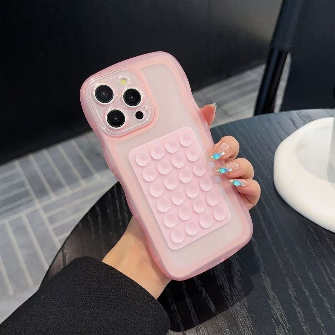 In-Stock Square 24-Piece Silicone Phone Suction Cup Strong Adhesive Multifunctional Back Sticker 7g Phone Anti-Slip Suction Cup
