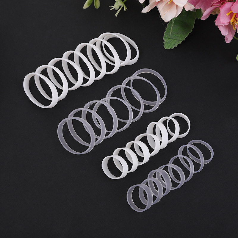 Factory direct rubber band high temperature USB leather cover silicone ring data line leather ring power cord rubber tendon cable tie