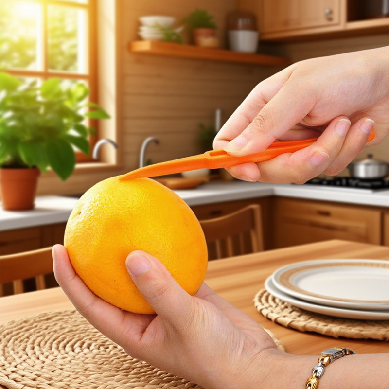 Plastic Orange Peeler, Special Tool for Peeling Grapefruit and Oranges, Practical Orange Peeling Tool, Wholesale in Stock