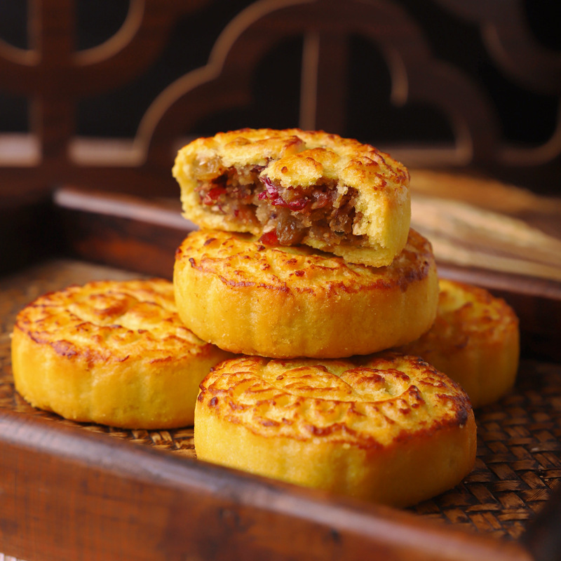 Shanxi Shenchi Heshi oil skin moon cake gift oil skin moon cake