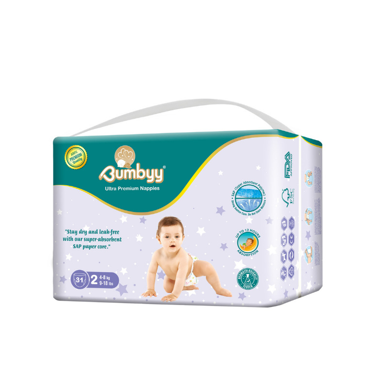 Oem Baby Diapers Customized Processing Ultra-Thin Newborn Diapers Breathable Baby Diapers