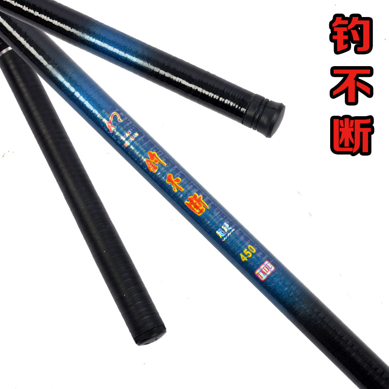 Кросс-бордерная удочка для непрерывной ловли, стекловолокно, короткая секционная ручная удочка, удочка для потока, резьбовая ручная удочка, удочка для начинающих