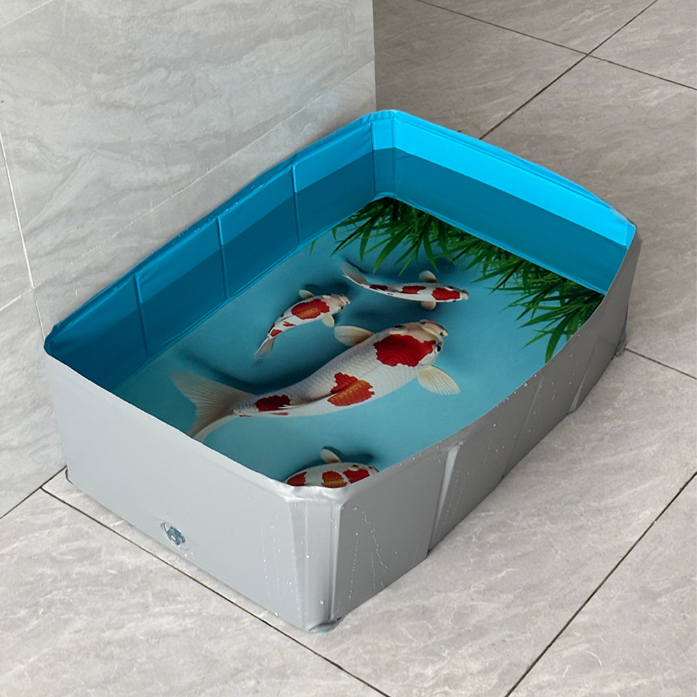 Dog Bath Tub Foldableable Pet Bath Tub with Drainage Swimming Pool Pvc Dog Bath Tub Cat Bath Tub