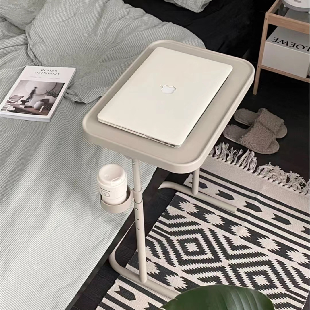 Прикроватный столик, подвижный подъемный складной стол, простой компьютерный стол для дома, ленивый маленький стол для общежития