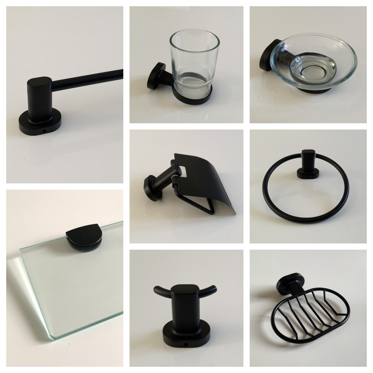 Factory Direct Sales Zinc Alloy Bathroom Hardware Pendant/5903 Zinc Alloy Egg-shaped Conjoined Base Black Soap Net