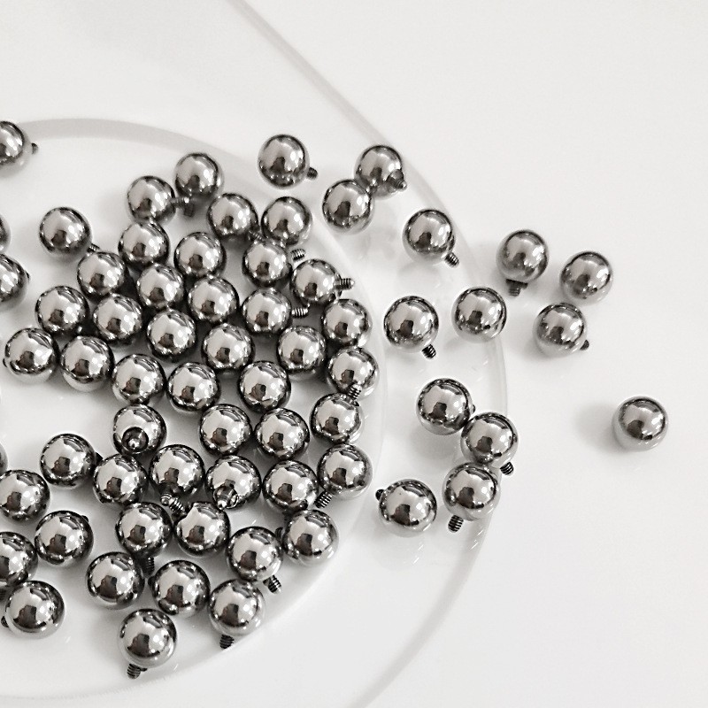 Титановая стальная внешняя зубчатая шариковая замена, аксессуары для пирсинга, ювелирные изделия для пирсинга