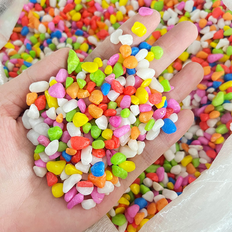 Colored Stones, Colorfuled Stones, Potted Paving, Small Colorfuled Stones, Toys, Colorfuled Stones, Colorfuled Pebbles, Simulated Stones