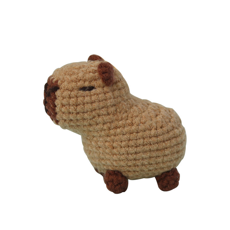 Crochet Material Wool Bag Handmade DIY Doll Animal Pendant Beginner Beginner Set Capybara