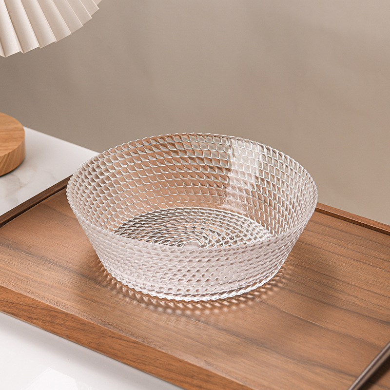 Nordic Style Home Living Room Creative Snack Fruit Plate Dragon Scale Bowl Modern Transparent Wholesale