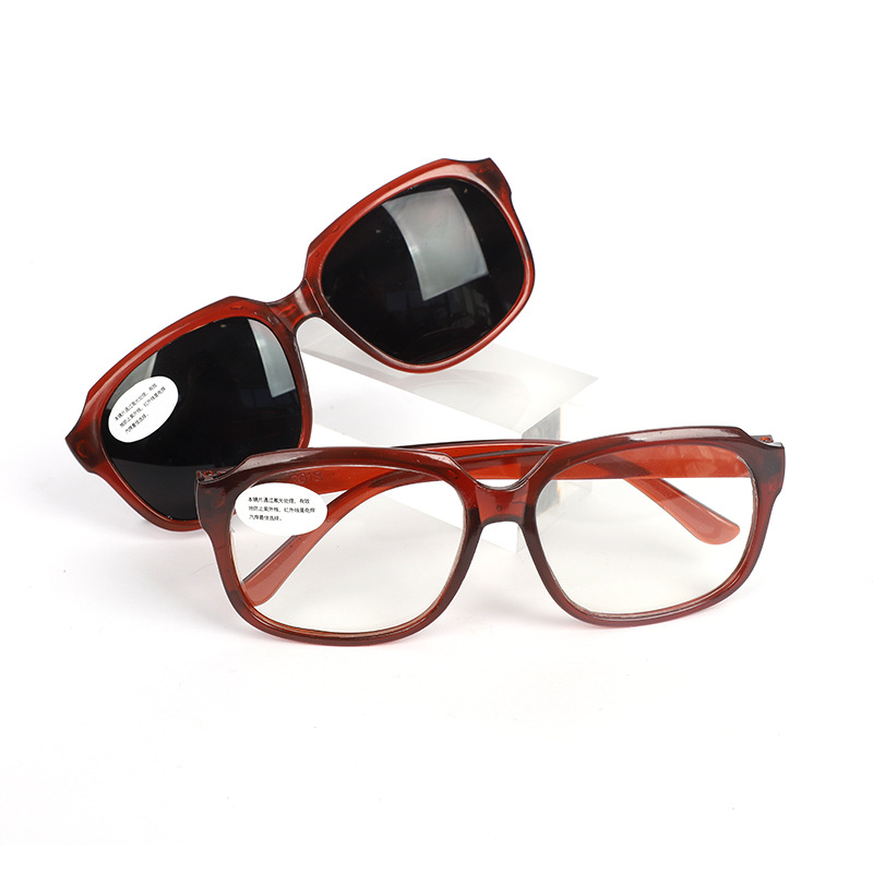 UV protection flat welding glasses protective glasses glass flat welding glasses anti-impact labor protection glasses