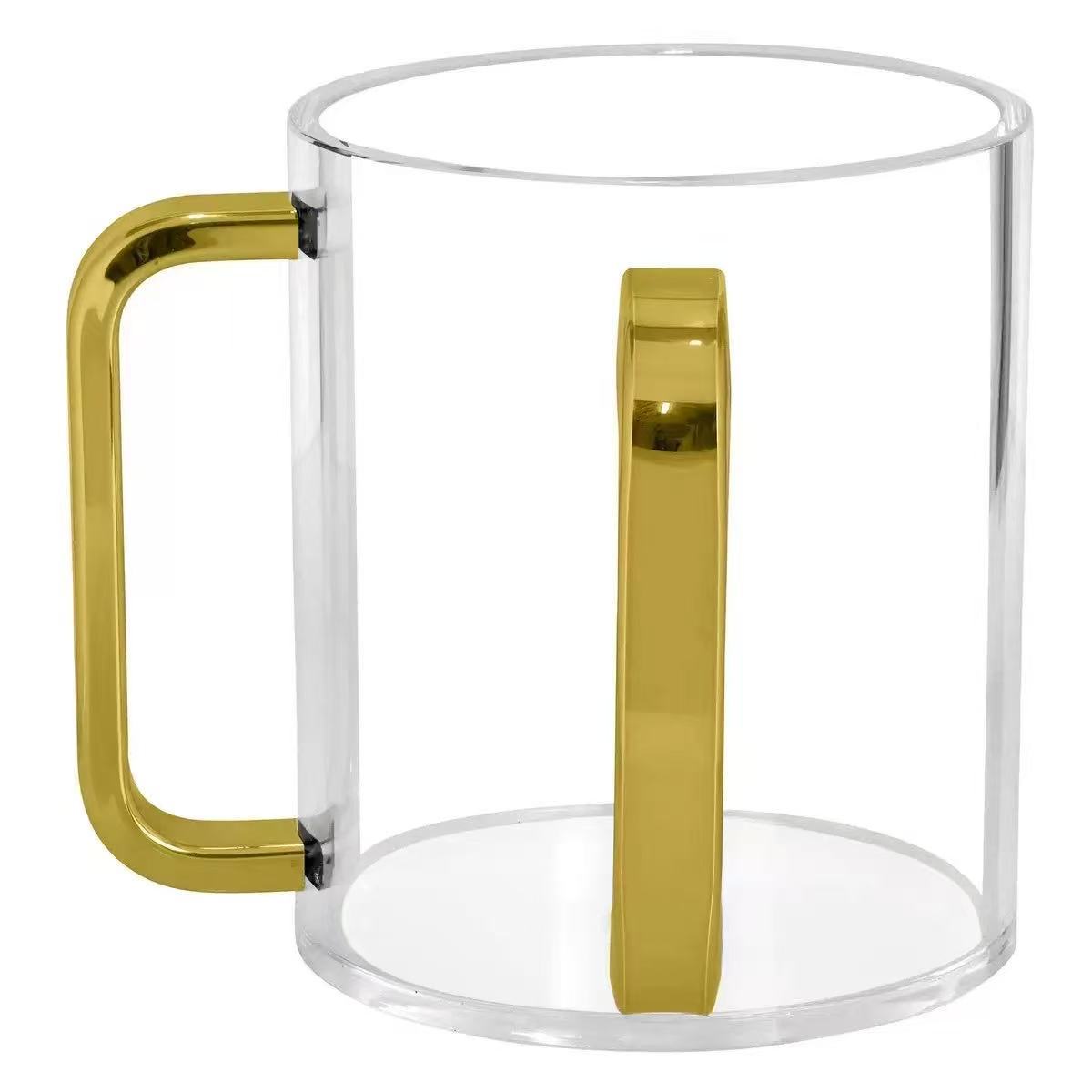 Cross-Border Popular Acrylic Double-Handle Cup, Jewish Hand-Washing Cup, Mouthwash Cup, Customizable