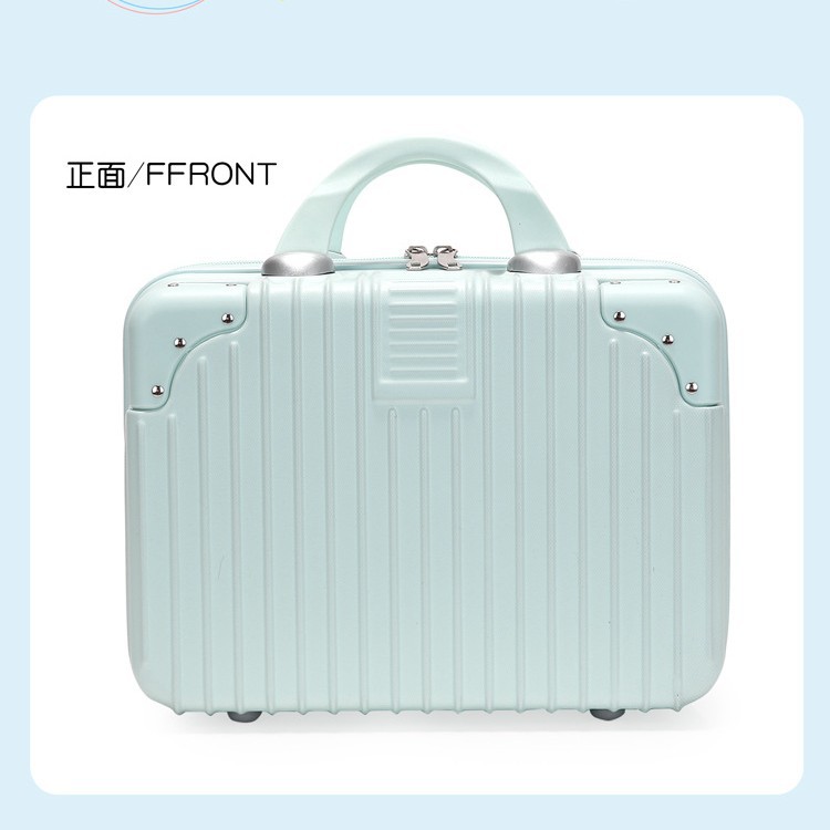 14inch Retro Hand Luggage Women's Souvenir Makeup Storage Bag 16inch Cute Mini Travel Box