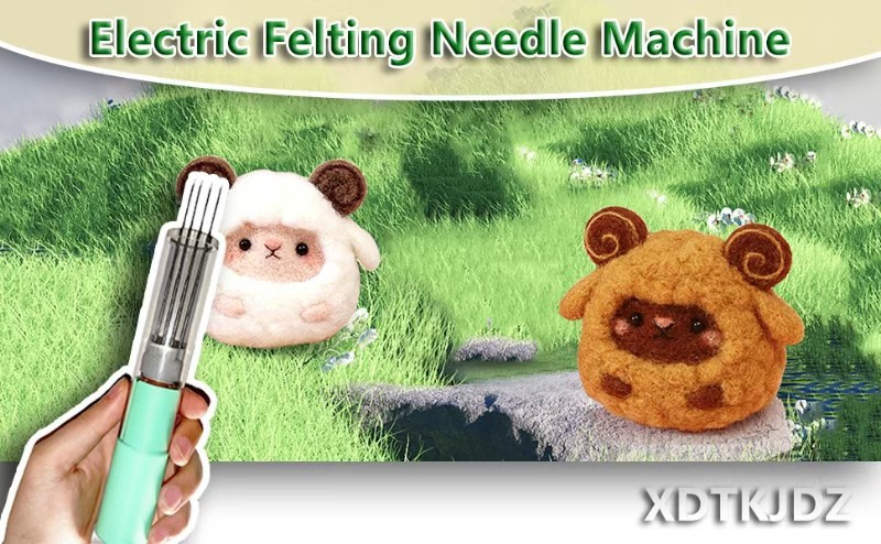 [Source Manufacturer] Electric Wool Felt Poking Needle Wool Felt Tool with Adjustable Speed 110-220V Power Supply for Export