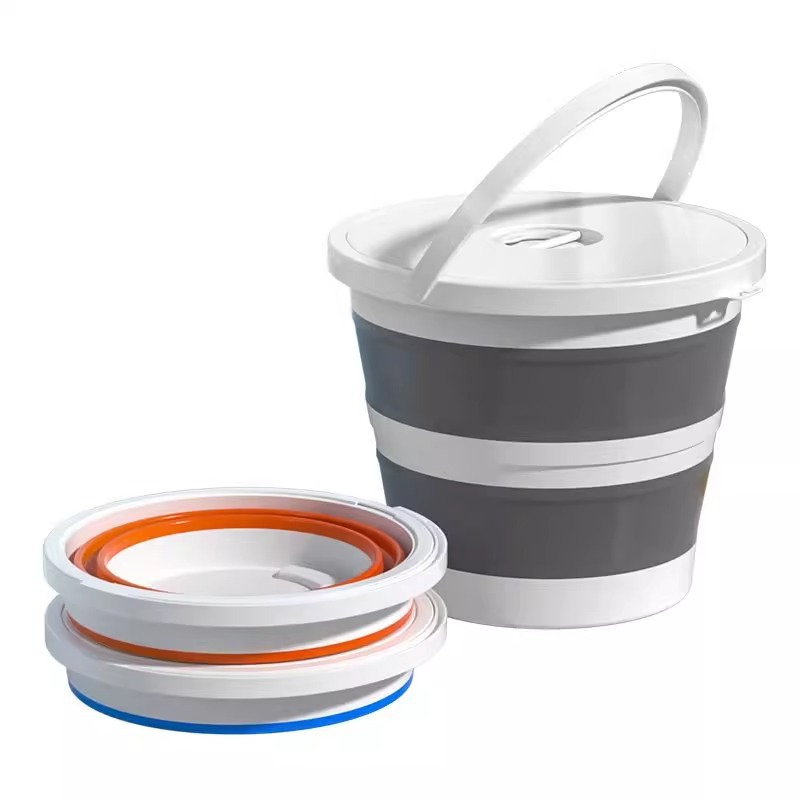 Foldable Bucket Portable Bucket Portable One-piece Forming Outdoor Fishing Bucket Large Capacity Household Bucket Wholesale