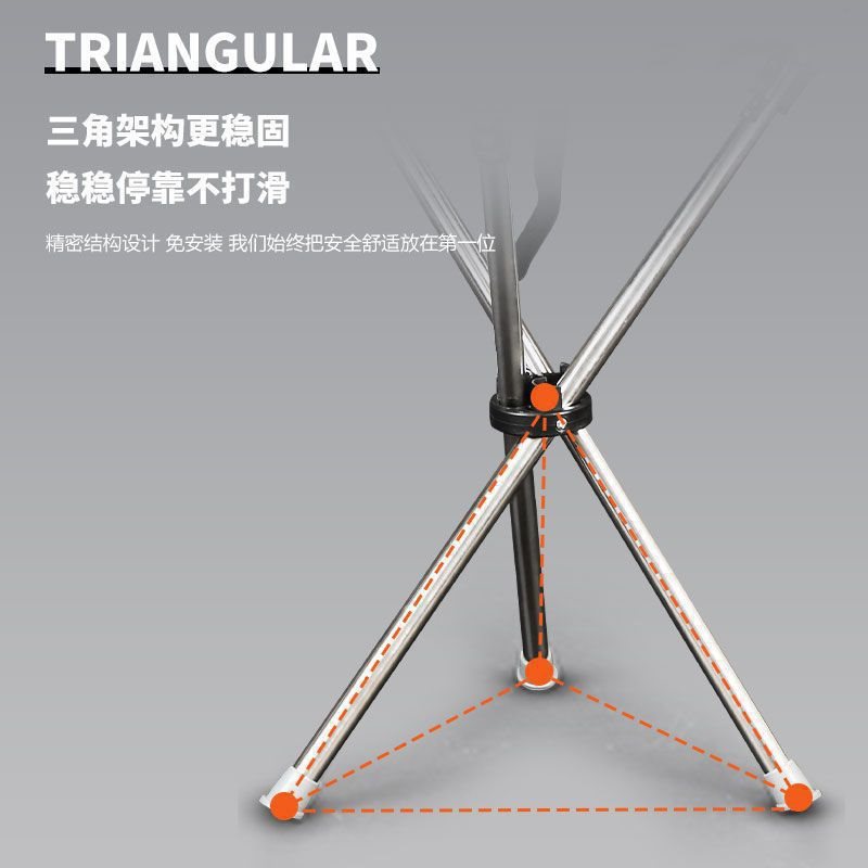 Anti-Fall Thickened Crutches, Foldable Portable Crutches, Lightweight Triangular Stools, Sit-On Telescopic Trekking Poles