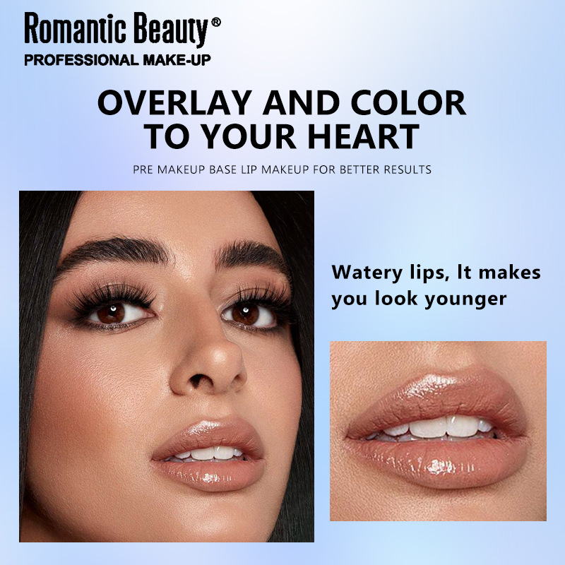 Rmt Cross-Border Exclusive Hot-Selling Tinted Lip Glaze Moisturizing Lip Oil Mirror-Like Glossy Lip Gloss with Hook Lip Makeup