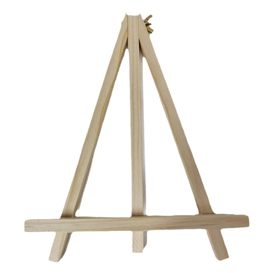 18X24 Tripod 1cm Wooden Strip Wooden Easel with Screws Solid Wood Easel Desktop Mini Easel Factory