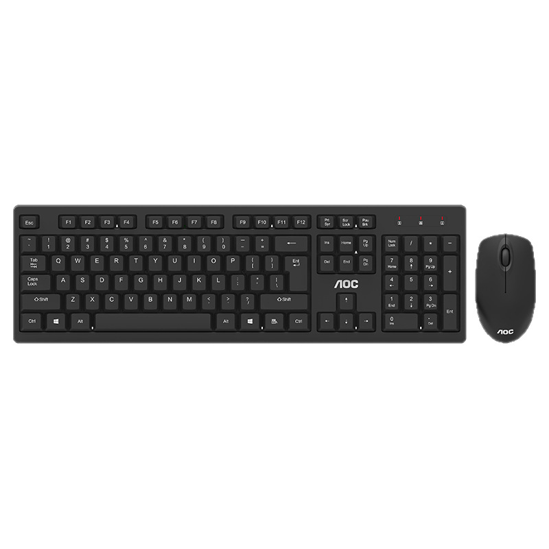 AOC KM210 wireless power saving keyboard mouse set USB laptop desktop computer business office Universal