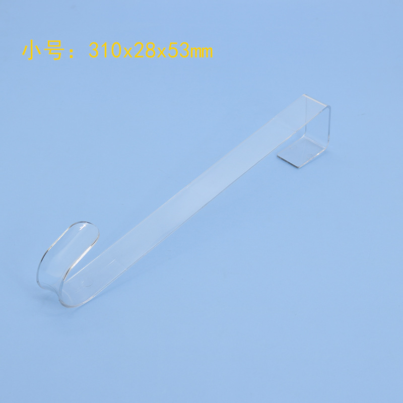 Transparent Simple Hooks, Nail-Free Door Back Hooks, Storage Hooks, Bedroom Room Plastic Clothing Hooks
