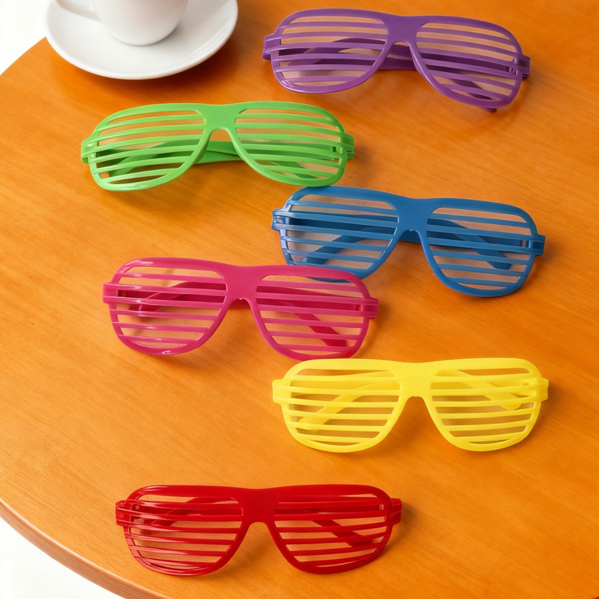 Cross-Border Party Blinds Electroplated Glasses Frame Masquerade Party Party Glasses Party Decorative Mirror Without Mirror