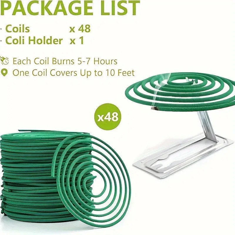 Оптовый Производитель 48 Пластин Ладана Цитронеллы Для Отпугивания Комаров И Устранения Запахов Кросс-Бордер Зеленый Ладан Уличная Торговля Поставка Для Туалета Ароматерапия