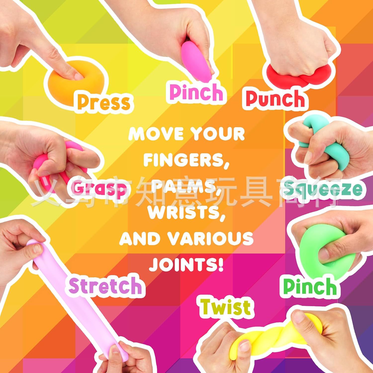 Amazon Flour Clay Decompression Ball Pinch Le Squeeze Slow Rebound Color Changing Flour Vent Ball Children's Decompression Play