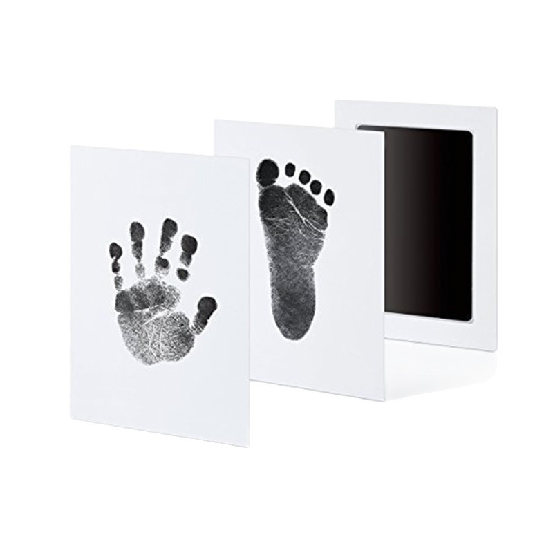Wholesale Baby No-Wash Safe Special Ink Pad Baby Card Hand and Foot Print Ink Newborn Commemorative Postcard