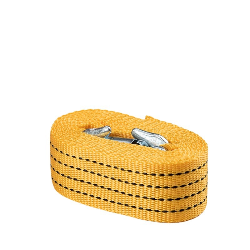 Car Tow Rope Factory Direct SUpply 3.4m Thickened Card Claw Hook U Hook Car OUtdoor RescUe Emergency Trailer Belt