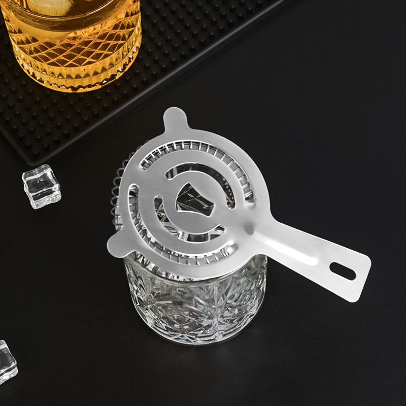 Wholesale Stainless Steel Ice Filter, Ice Separator, Cocktail Ice Blocker, Shaker, Bartending Tool, Milk Tea Coffee Filter