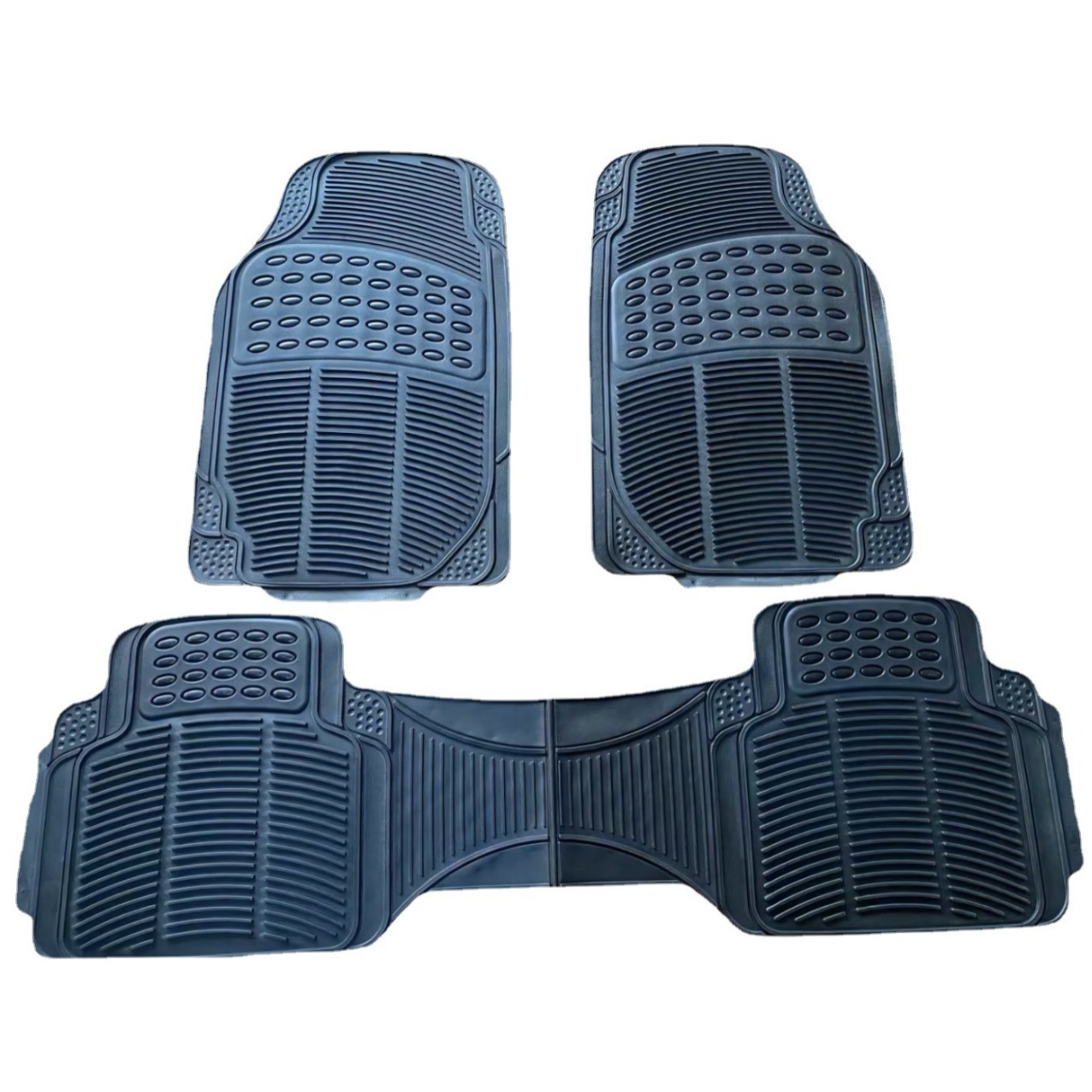 PVC/TPR/TPE waterproof non-slip Four Seasons General car mats cow's eye three-piece set